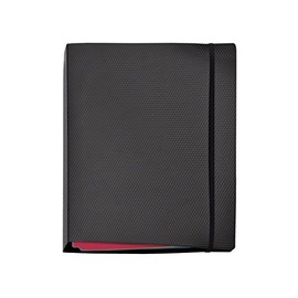 Veloflex 1141450 Diamond Ring Binder DIN 210 x 297 mm, Combi Mechanism Work Folder Black
