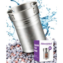Stainless Steel Portable Alkaline Water Filter Special Replacement Filter for Filterelated 9601, 1 piece