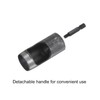 sourcing map Leather Hollow Punch Hex Shank for Drills, 25mm