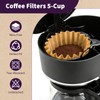 150 PCS Coffee Filters Compatible with Mr. Coffee 5-Cup, Small