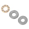 10 Pcs Thrust Ball Bearings Miniature High Precision Flat Steel