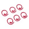 50PCS Metal Stitch Markers Spiral Markers Multifunctional Crochet Locking Hooks