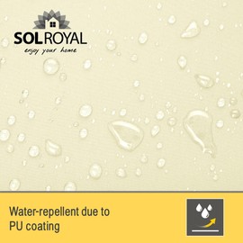Sol Royal SolVision Balcony Privacy Screen PB2 PES Balcony Surrounding Polyester 90 x 300 cm or 90 x 500 cm Various colours