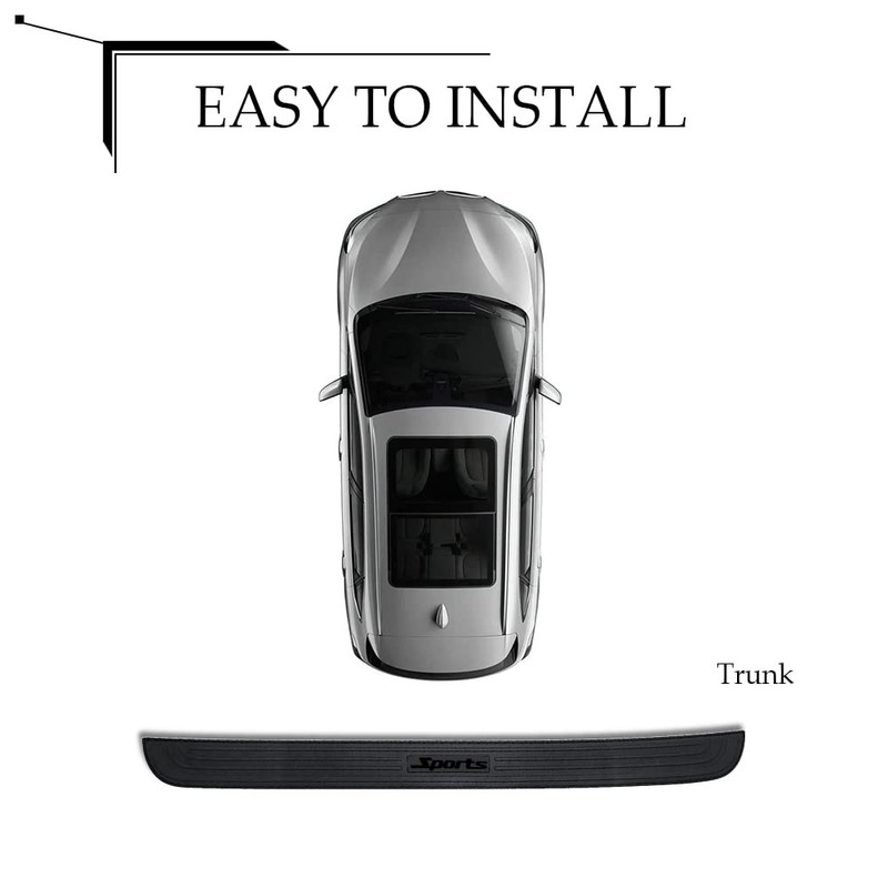 Car Rear Bumper Protector Guard, 35.4 * 2.76 Inch Universal
