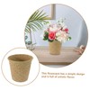 Hohopeti Straw Woven Baskets Multi-purpose Plant and Flower Baskets for