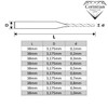 Corintian HSS Micro PCB Drill Bit Set - 10 Pieces