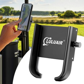 LULUAIR Magnetic Phone Holder for Golf Cart - Golf Cart Phone Holder - Golf Cart Phone Mount- Fits EZGO, Yamaha, Club Car -Golf Cart Accessories (Black)