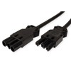 BACHMANN Device Extension GST18-3 Male / Female 0.5 m Black