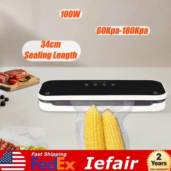 Unbranded 100W Vacuum Sealer Machine Food Sealer Automatic Vacuum Air