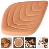 PRETYZOOM 4pcs Reusable Leaf Shaped Terracotta Sugar Savers For Food