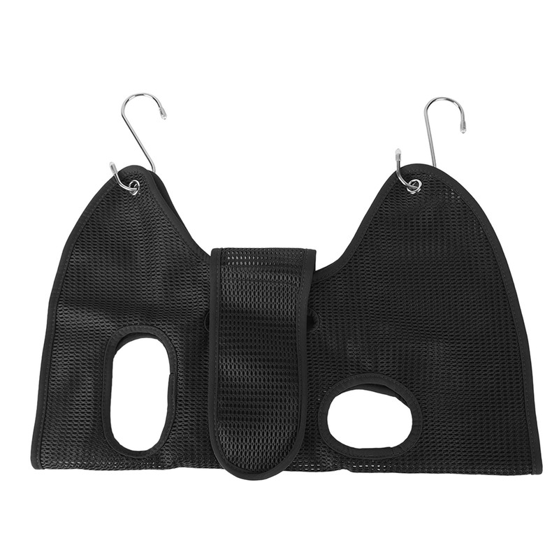 Pet Grooming Hammock Small Animal Sling Black Grooming Hammock Helper