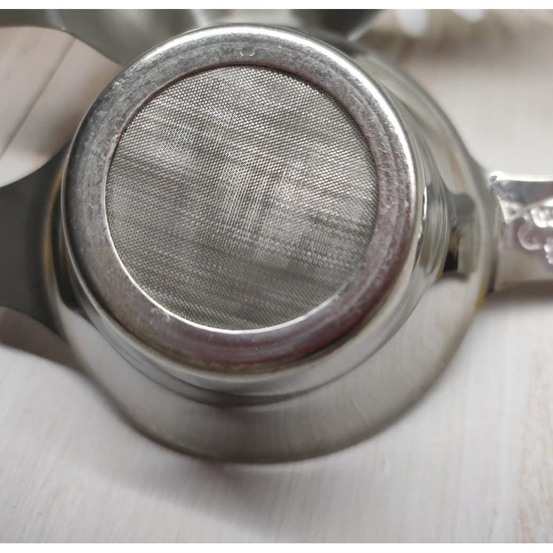 2 Pack Stainless Steel Tea Strainer Tea Funnel, Mini Fine
