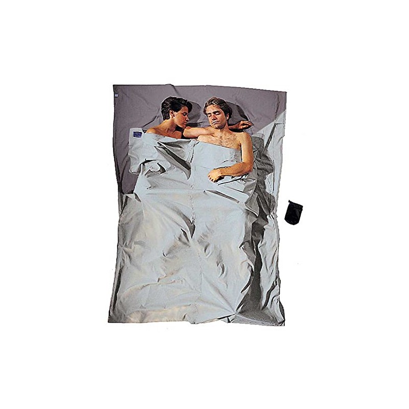 Cocoon TravelSheet inlet Doublesize Cotton grey 2016 camp inlet