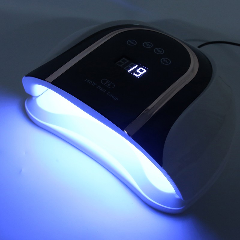 T4 160W 54pcs LED Nail Light Two Hands Nail Gel