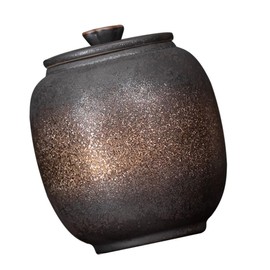 STOBAZA Ceramic Tea Jars, Sugar Storage Jar, Food Storage Canister Kitchen Cookie Jars with Airtight Lid, Ceramic Food Storage Jar/Tea Storage/Tea Canister/Coffee Canister/Coffee Jar/Condiment Jar