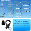 ZEBWAY Airplane Seat Belt Extender, Adjustable 7-32"" Airplane Seatbelt Extender