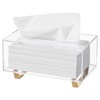 HBlife Clear Tissue Box Cover Rectangle Acrylic Tissue Box Holder