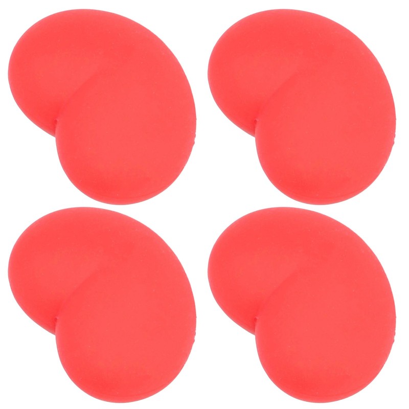 12 Pcs Heart Stress Toy Elastic Soft Simulation Rubber Red
