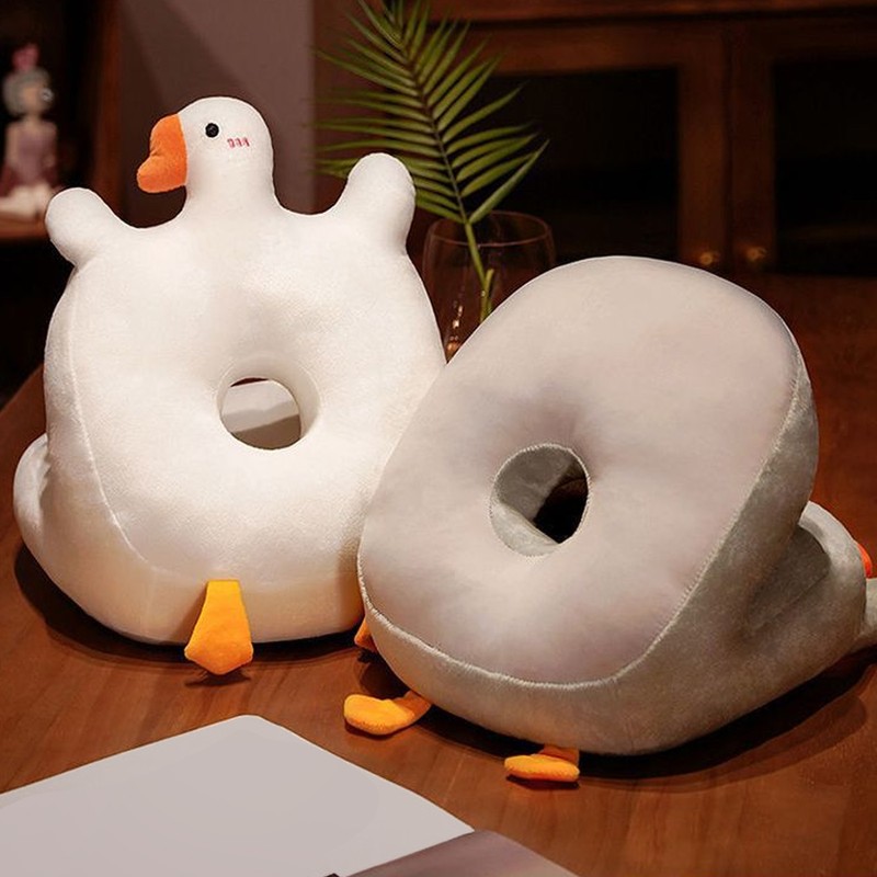 Nap Face Pillow Soft Breathable Plush Cool Double Sided Goose