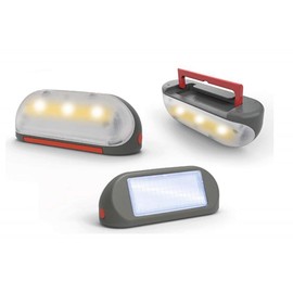 Smoby - Solar Light with Carry Handle - Playhouse Accessory, Removable Lamp, Indoor or Outdoor Lighting, 3 LEDs and Solar Panel, Fits Most Smoby Playhouses, Ages 2+