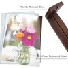 RLAVBL 5x7 Picture Frame Set of 2, Rustic Glass Photo