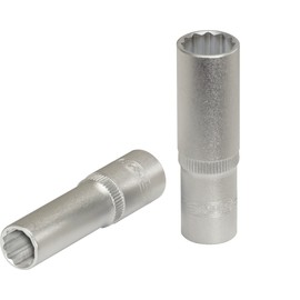 3/8" 12 Point Long Socket, 24 mm