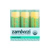 ZAMBEEZI Organic, Fair Trade Beeswax Lip Balm - Sweet Basil