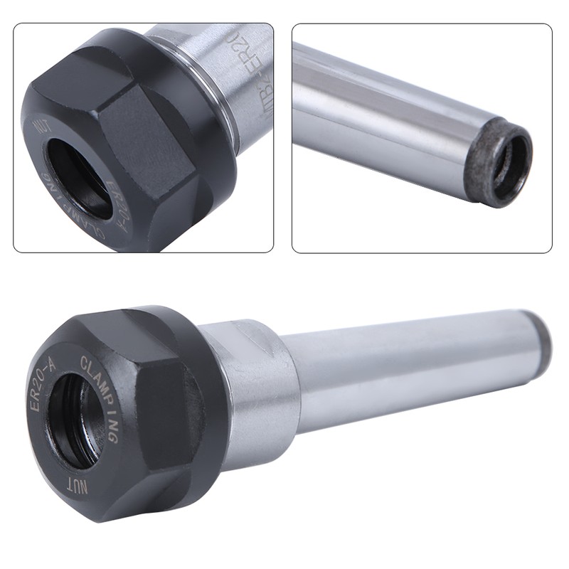 MT2-ER20-M10 Collet Chuck Holder 40# Steel CNC Milling Lathe Tool