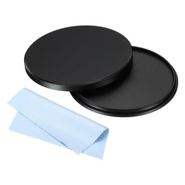 PATIKIL 62mm Lens Cap, Camera Lens Cap Cover Universal Lens Filter Stack Cap Front Metal Protective Case Cover with Cleaning Cloth for Photography Camera Filter
