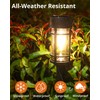 ILANCK Solar Lights Outdoor Waterproof, 8 Pack Solar Pathway Lights