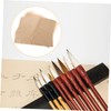 Operitacx 50pcs Half Raw Xuan Rice Paper for Calligraphy Drawing