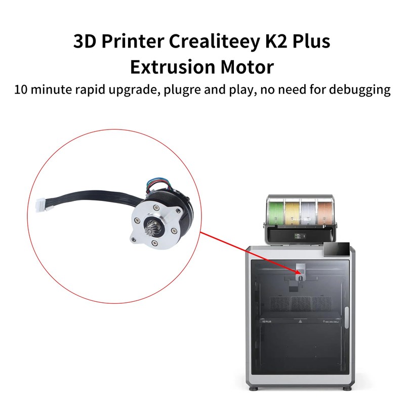 FYSETC 3D Printer Accessories for K2 Plus: Original Extruder Motor