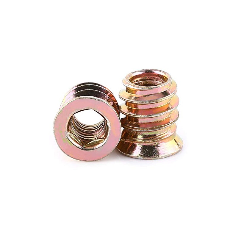 20Pcs Carbon Steel Hex Socket Zinc Plated Carbon Steel Material