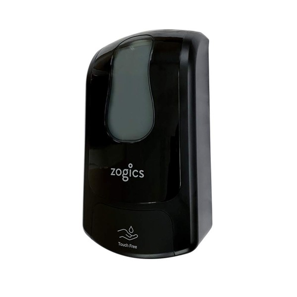 Zogics Touch-Free Automatic Dispenser for Foaming Hand Sanitizer and Hand Soaps, Wall-Mounted (Black)