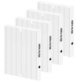 4 Pack AP-1512HH True HEPA Replacement Filter for Coway Airmega AP-1512HH and Airmega 200M Series Air Purifiers (AP-1512HH, AP-1512HH-FP, AP-1518R, AP-1519P) by Funmit, Compared to Part # 3304899