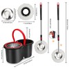 EEEKit Clean Mop and Bucket with Wringer Set, Household Kitchen