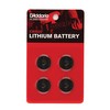 D'Addario Accessories CR2032 Lithium Battery, 4-pack