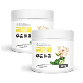 Honeysuckle Extract Powder, Green Cera F, Honeysuckle Flower Bud Extract Powder, 2 cans, 2 month supply / 금은화 추출분말 그린세라F 위편한 인동덩굴꽃봉오리추출물 분말형 2통 2개월분