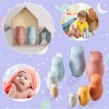 Chivao 8 Pieces Russian Nesting Dolls Silicone Matryoshka Educational Stacking