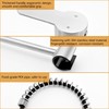 FLWUEUE 8“ Center Bridge Faucet, Deck Mount Pre Rinse Faucet,