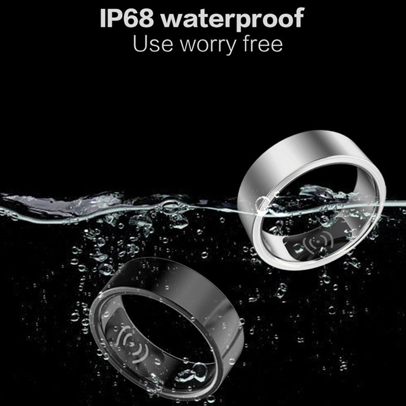Wearable Smart Ring Fitness Tracker Sleep Temperature Monitoring Step Counting