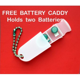 PowerOne Hearing Aid Batteries Size 312 Expire 2026 FREE Battery Caddy