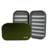 Aventik Aluminium Fly Fishing Box Slit Foam with Compartments/Easy Grip