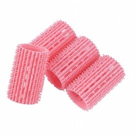 Soft Light Pink Large Hair Rollers 4P Hair Curl 2ea