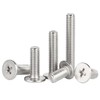 Ctyjia 20 PCS Thin Flat Head Screws, 304 Stainless Steel