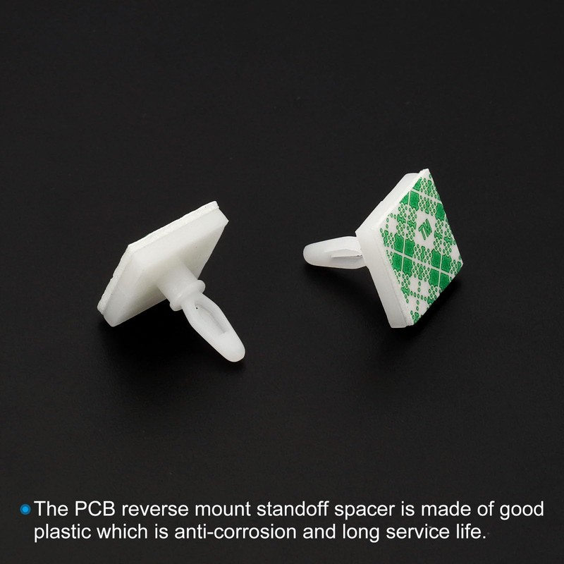 PATIKIL Sticky PCB Spacer, 24 Pcs Adhesive Standoffs 0.25" Supporting