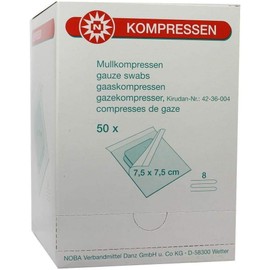 Gauze Compresses 7.5 x 7.5 cm Sterile 8-Ply