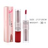 2-in-1 matte lipstick, no grainy feeling lipstick with long-lasting moisturising,