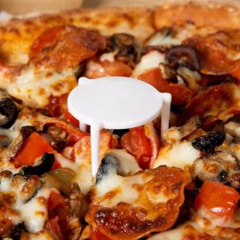 Pactiv 1.5-Inch White Plastic Pizza Stands/Savers/