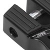 Flat Winch Shackle Mount with 16000LB Rubber Side Guard, Aluminum